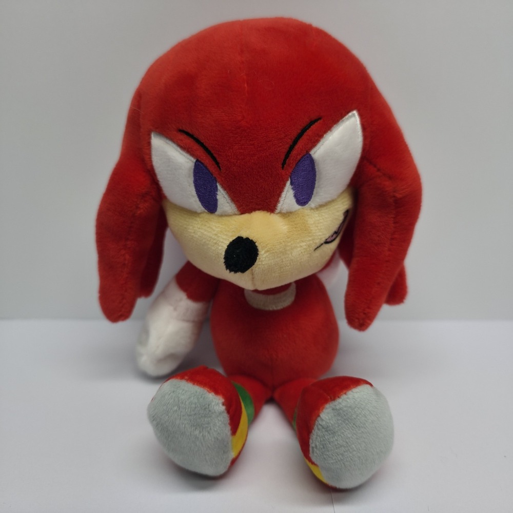 Sonic‎ the Hedgehog KNUCKLES GRIN PLUSH Purple Eyes  Plush Toy